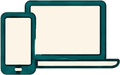 Phone and laptop